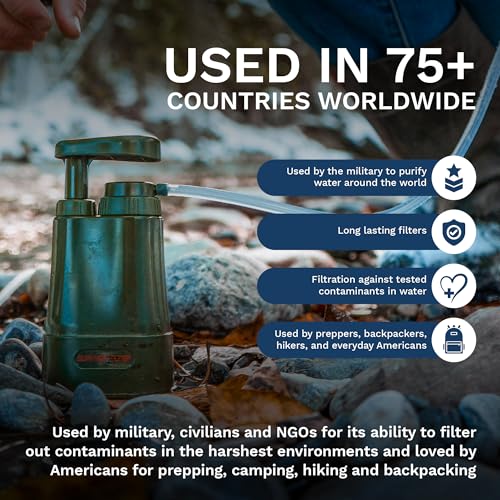PRO Portable Water Filter for Camping