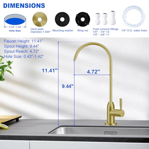 Long Stem Drinking Water Faucet