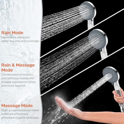 Filtered Shower Head with 71 Inch Hose (6 Count)