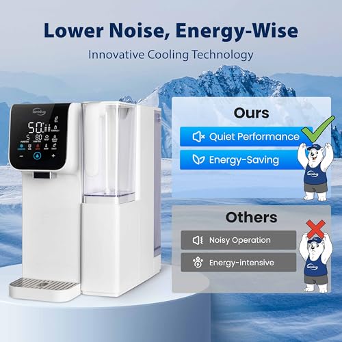 RCD100HCW Alkaline Hot & Cold Countertop Reverse Osmosis System