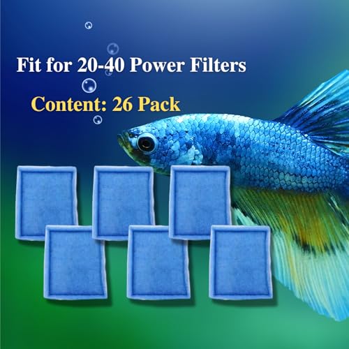 26 Pack Replacement Aquarium Filter Cartridge (26 Count)