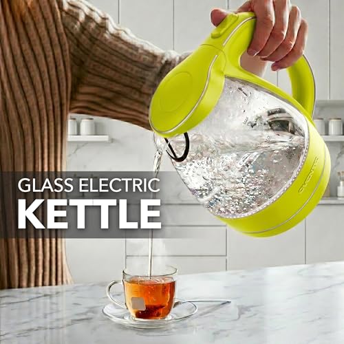 1.5L Glass Electric Kettle Water Boiler
