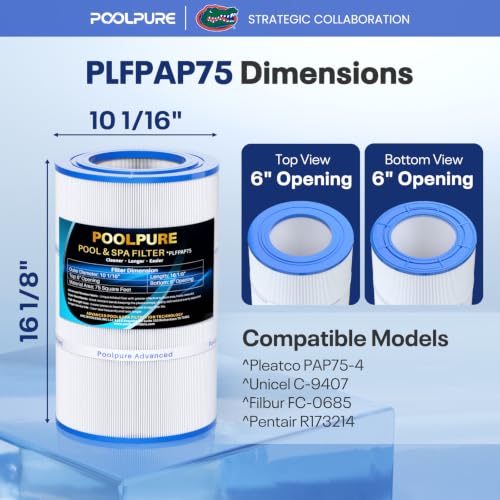PAP75 Pool Filter Replaces Pentair CC75 1PACK