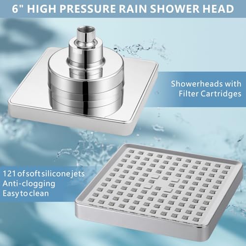 Filtered Shower Head with Handheld Combo