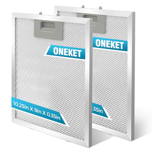 Range Hood Filter Replacement 10.25x9x0.35Inch (2 Count)
