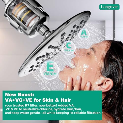2 Pack 33 Stage Universal Shower Filter Replacement Cartridge (2 Count)