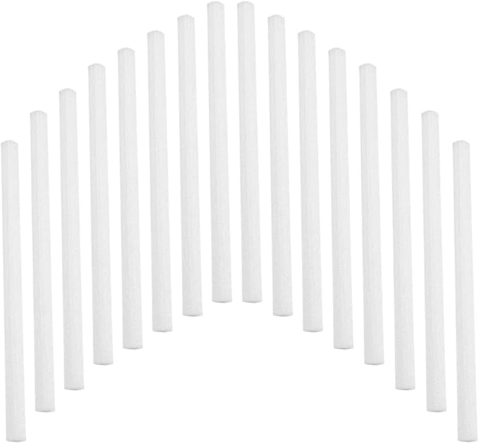 50pcs Diffuser Sticks Absorbent Fiber Wicks for Humidifiers Replacement Filter for Essential Oils Portable and Easy to Use for Home Travel and - AquaVibe