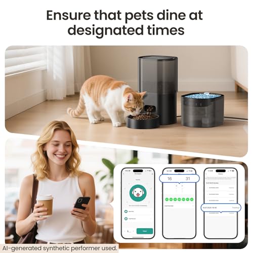 Automatic Cat Feeder and Water Fountain 2