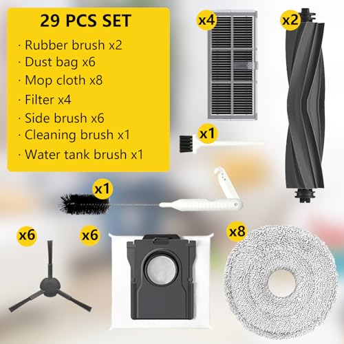 X30 Ultra Replacement Parts for Dreame L10s Pro Ultra Heat (28 Count)