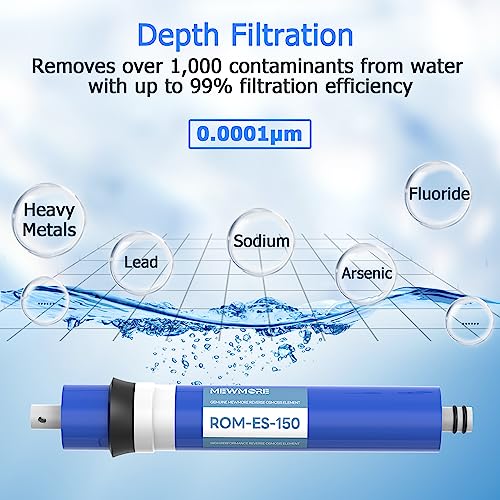 150 GPD RO Membrane Filter with Housing