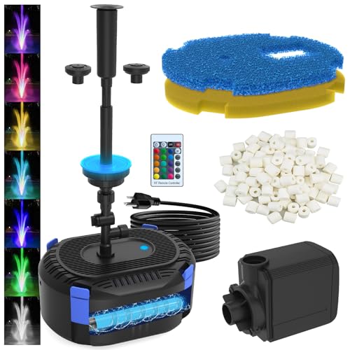 Pond Filter with Fountain Kits