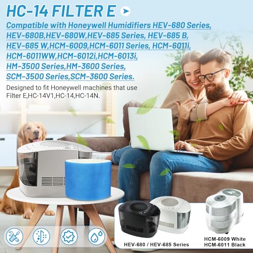 3 Pack Upgraded HC14 Filter E Compatible with Honeywell HC