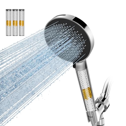 High Pressure Filtered Handheld Shower Head 9 Spray（4 filters）