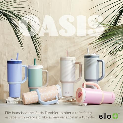 Oasis 30oz Insulated Stainless Steel Tumbler with Straw