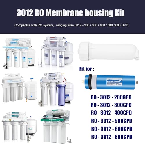 3012 Reverse Osmosis Membrane Housing Kit with Quick