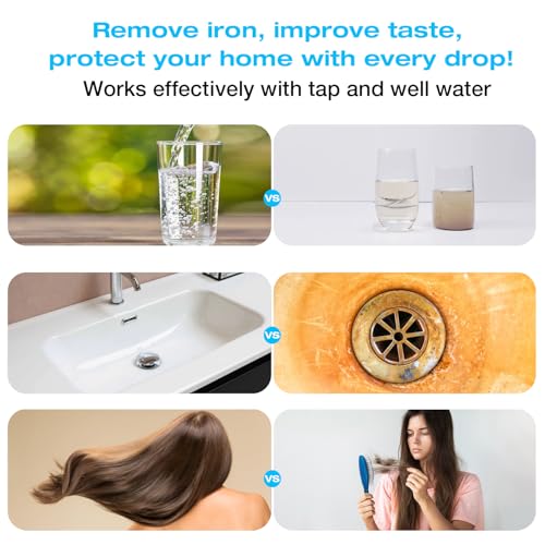 4.5" x 20" 3 Stage Whole House Water Filter Replacement (3 Count)