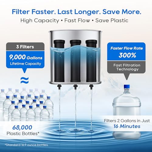 Gravity Water Filter (3 Count)