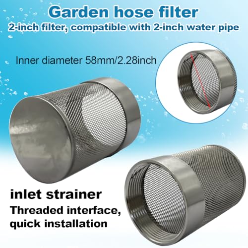 2inch 304 Stainless Steel Filter Head with Internal Thread Diameter of 58mm Connected to DN50 2