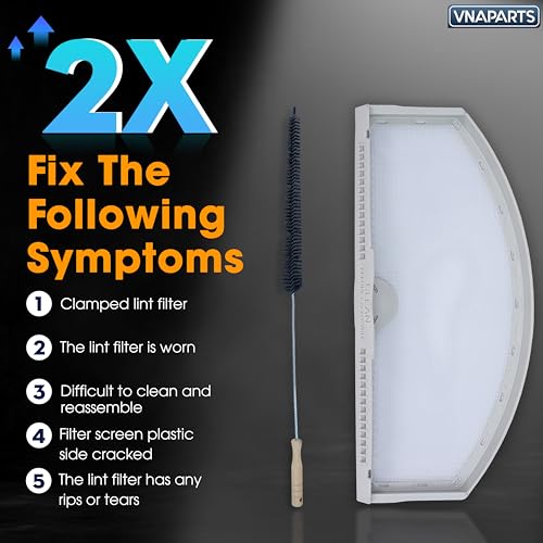 For GE Dryer GTD42GASJWW GTX22GASK0WW GTD45EASJ0WS GTD65EBSJ3WS Lint Filter