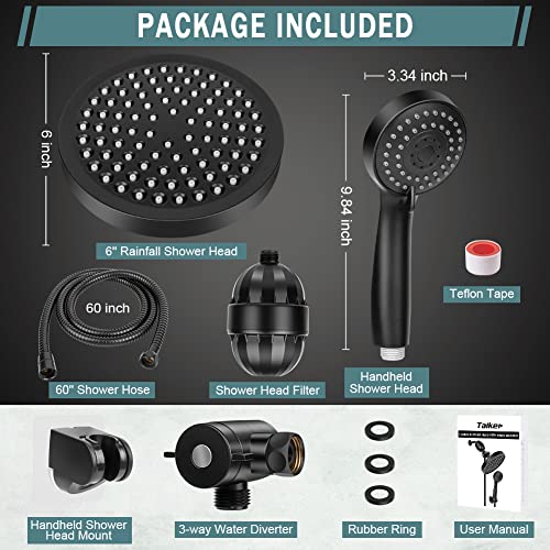 Filtered Shower Head with Handheld