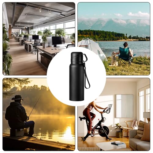 Double wall vacuum Leakproof stainless steel wide mouth insulated water bottle;tea tumbler with infuser