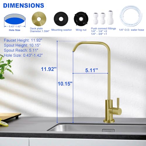 Long Stem Drinking Water Faucet