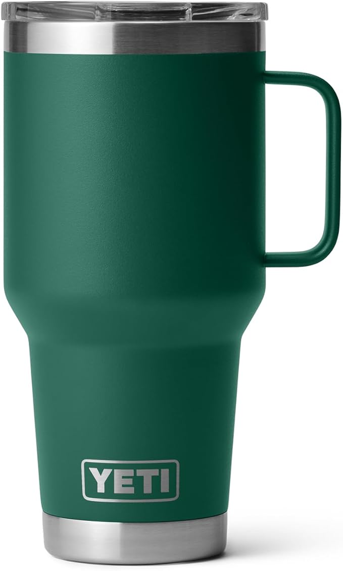 YETI Rambler 30 oz Travel Mug, Stainless Steel, Vacuum Insulated with Stronghold Lid