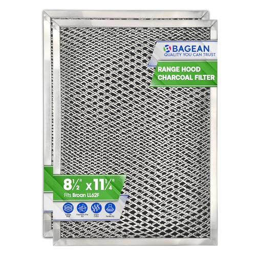 Stove Vent Filter 8.5" x 11.25" LL62F Fits Broan Range Hood Filter (2 Count)