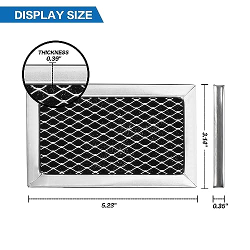 W10845250 W10892387 Microwave Charcoal Grease Filter Replaces for Whirlpool