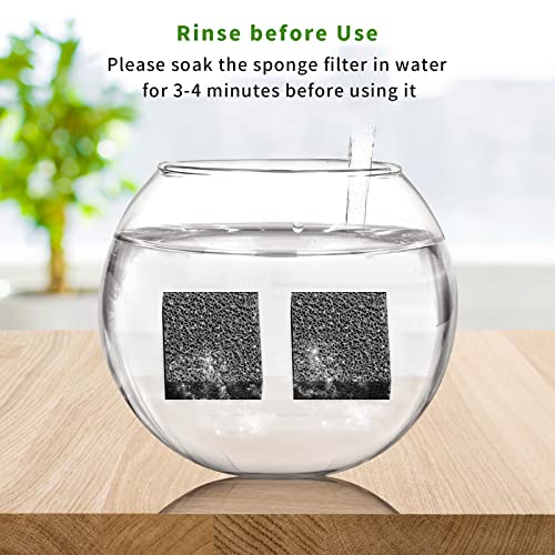 12 Pack Cat Water Fountain Sponge Filters