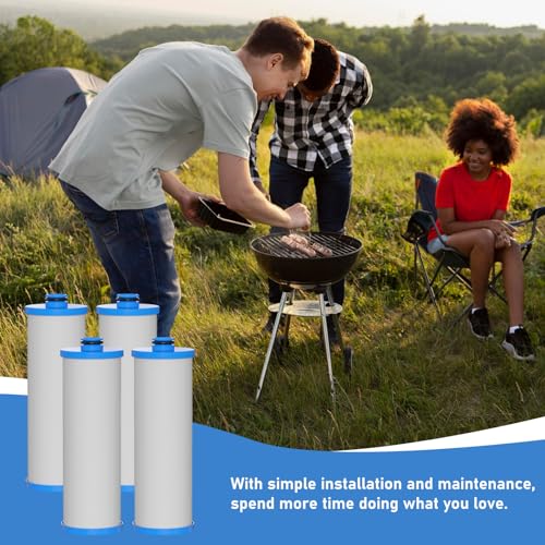 KW1 RV Water Filter 2.5 x 10" Compatible with RCS (4 Count)
