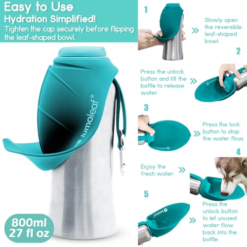 Portable Dog Water Bottle 27 OZ