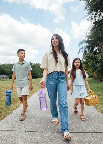 64oz Plastic Water Bottle with Chug Lid and Carry Loop