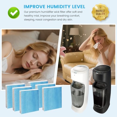 Upgraded HFT600 Humidifier Wicking Filter T for Honeywell HEV615 HEV620