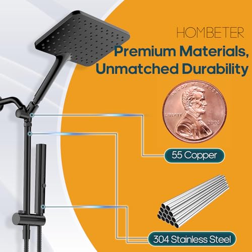High Pressure Rain Shower Head with Handheld