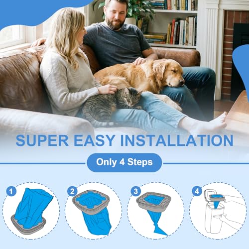 Genie Refill Bags for Cat Dog 2 Pack (2 Count)