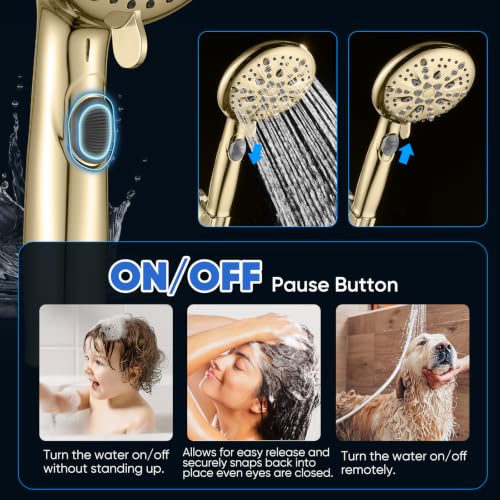 9 Spray Modes Handheld Shower Head