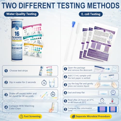 23 in 1 Water Test Kit for Drinking Water 158 Strips (158 Count)