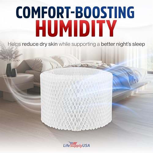 Humidifier Filter Replacement Wick Compatible with Philips 2000 Series HU4102