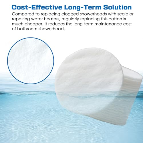 30PCS Filtered Sediment Pad for AquaHomeGroup Filtered Shower Head (30 Count)