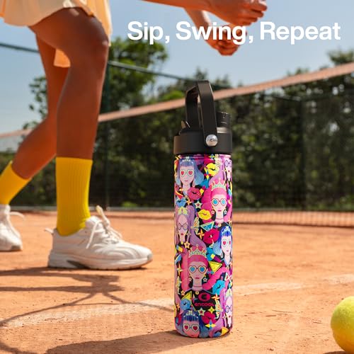 Insulated Water Bottle with Straw Stainless Steel Water Bottle