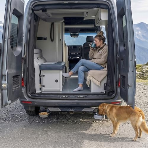 Splashless Pet Water Bowl with 1" Ball Mount for Campervans
