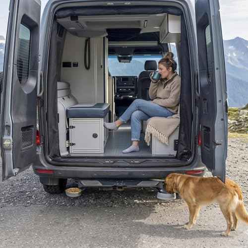 Splashless Pet Water Bowl with 1" Ball Mount for Campervans