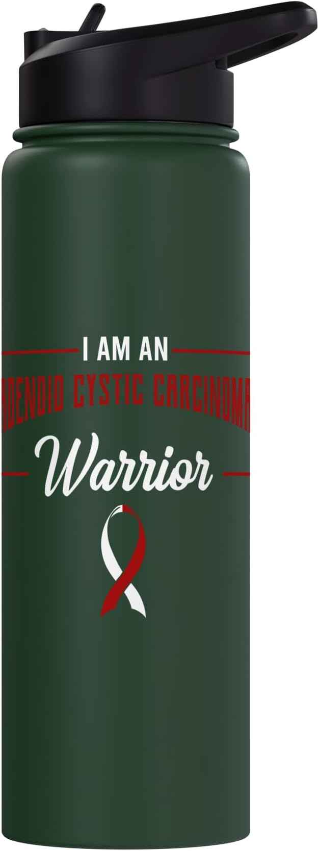 I Am A Warrior Adenoid Cystic Carcinoma ACC Adenoidcystic Stainless Steel Insulated Water Bottle