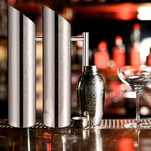 Stainless Steel Water Pitcher 70oz Modern Metal Pitcher with Ice Guard Silver Carafe Drink with Handle or Iced Hot Drink Tea Juice Coffee Beer