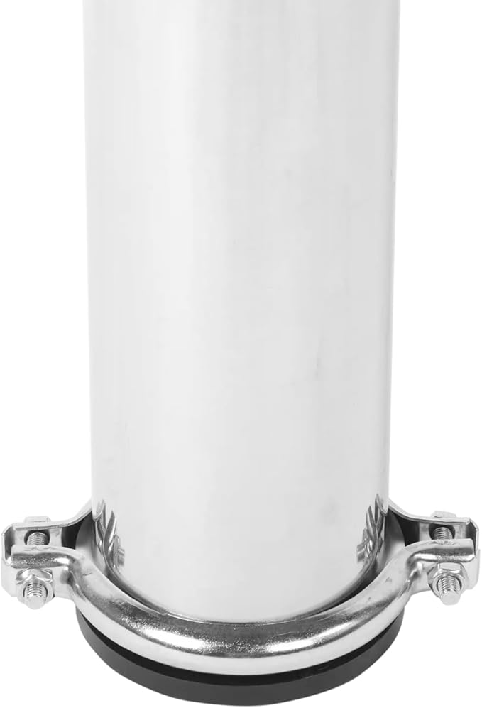 Ozmosis Premium 4" x 40" 304 Stainless Steel Membrane Housing, 300 PSI, 304 SS Pressure Vessel with 3/4" Feed and Drain Ports, 1/2" Permeate Port, Durable, Reliable Water Filtration Solution