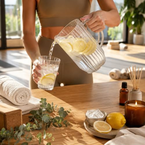 47 oz Clear Plastic Water Pitcher