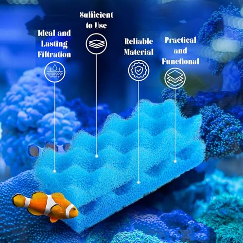 20 Pcs Aquarium Filters Replacement Filter Media Kits Compatible with Fluval 306 (20 Count)