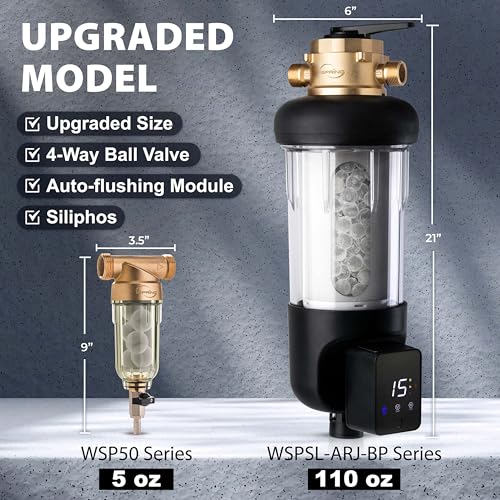WSP100SL-ARJ-BP Jumbo Whole House Water Filtration System