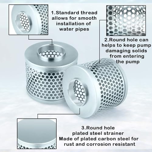 3 Inch Round Hole Suction Strainer Filter Hose for Water Pump